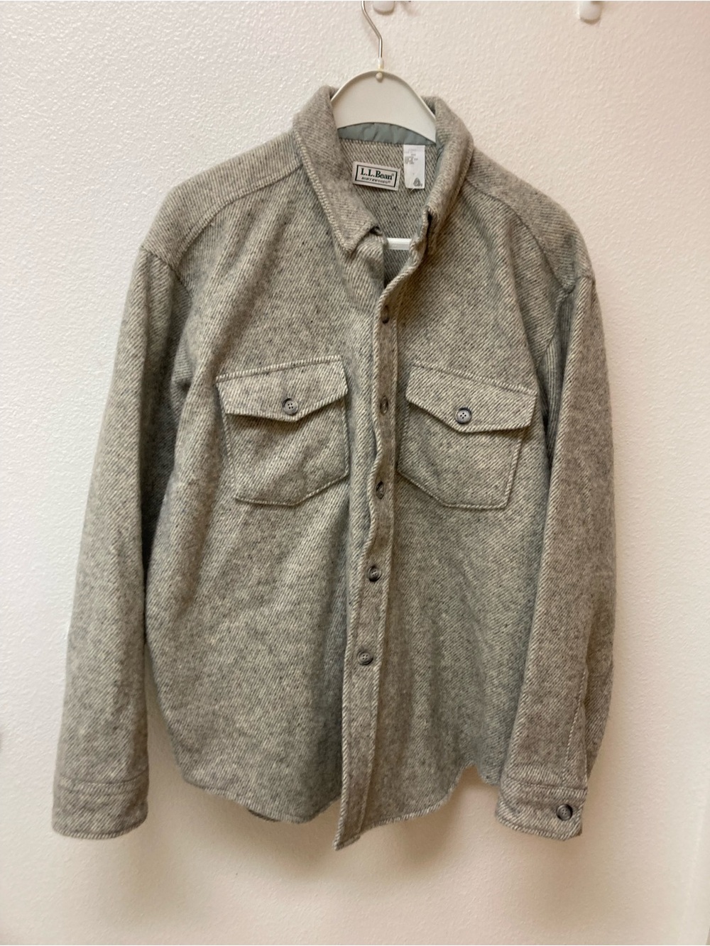 L. L. BEAN Men’s Tweed 💯 Percent Wool Jacket (XL)